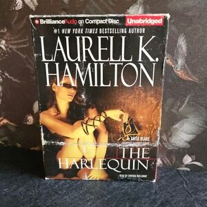 The Harlequin by Laurell Hamilton Unabridged Audiobook Compact Disc SET COMPLETE